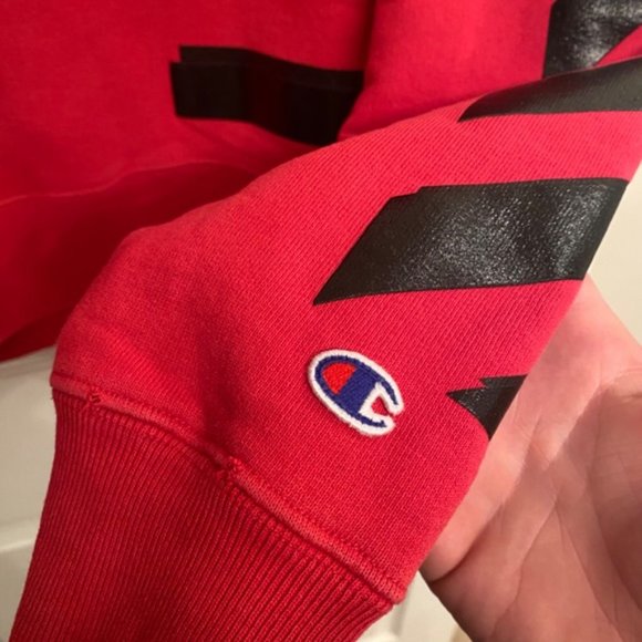 SOLD Champion x Off White Long Sleeve Crewneck - Picture 8 of 8